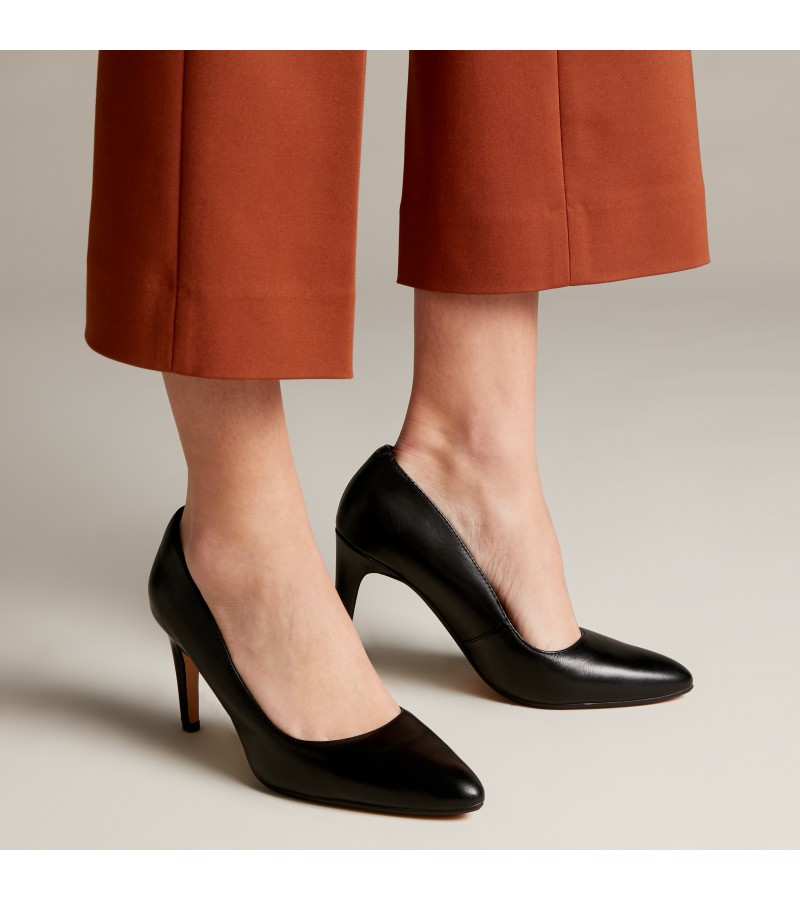 Clarks - Laina Rae Black Leather